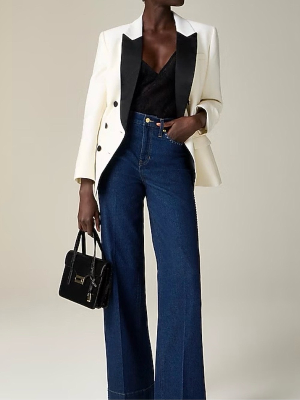 J. crew Trouser Jean- embellished